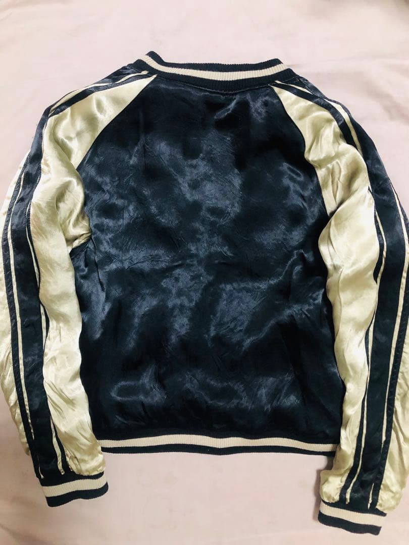 90s ２面用 別珍 Japan 龍日本限定 スカジャン レーヨンvintage