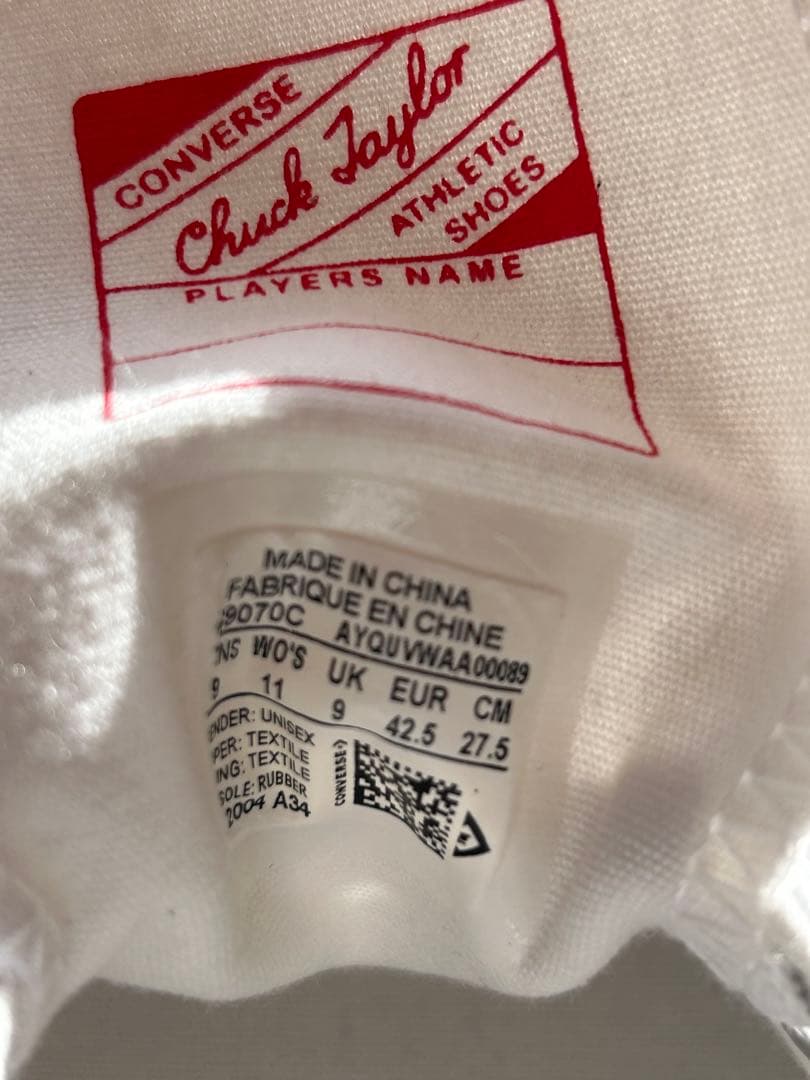 FRAGMENT×MONCLER×CONVERSE Chuck Taylor