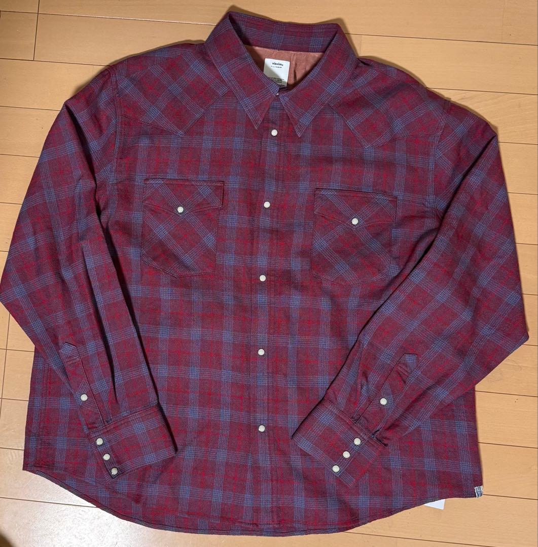 VISVIM ビズビム FOUR CORNERS CHECK L/S チェック