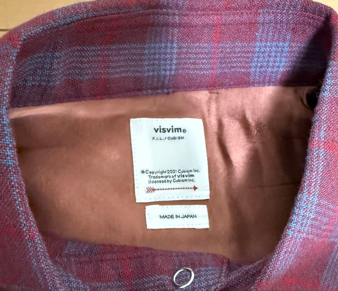 VISVIM ビズビム FOUR CORNERS CHECK L/S チェック