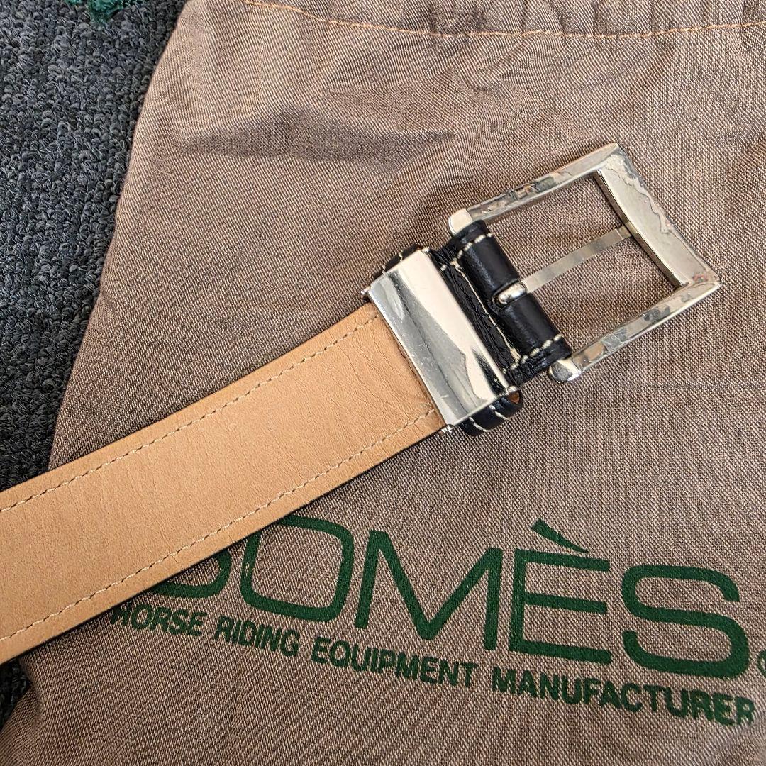 SOMES SADDLE 　レザーベルト　ブラック　シルバー　保管袋　未使用保管