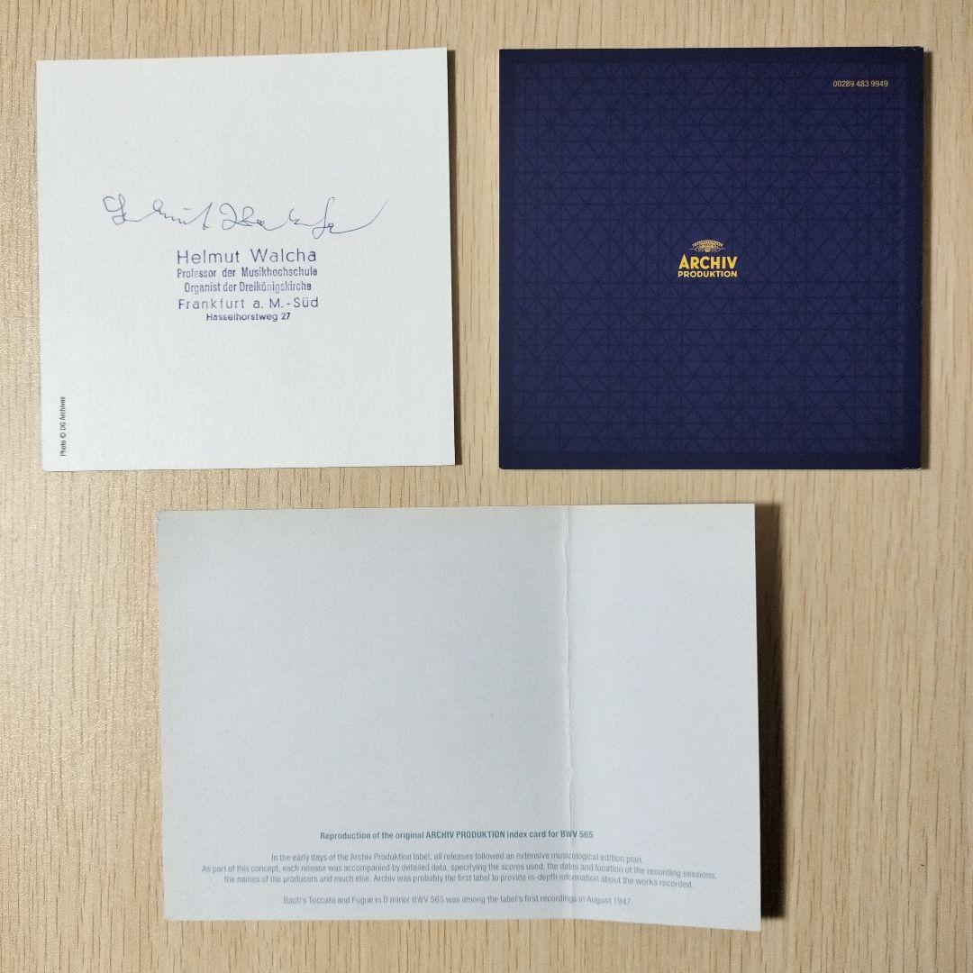 か*ち様 ヘルムート・ヴァルヒャ／アルヒーフ、ドイツ・グラモフォン、フィリップス