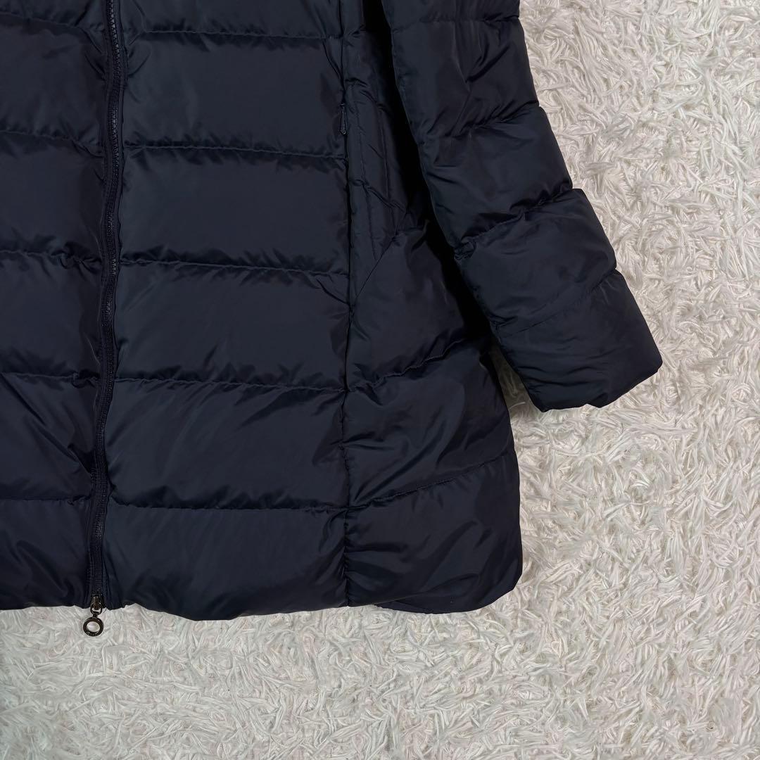 未使用級XXL✨タトラス ダウンコート ポリテアマ 2way ロング丈 ネイビー
