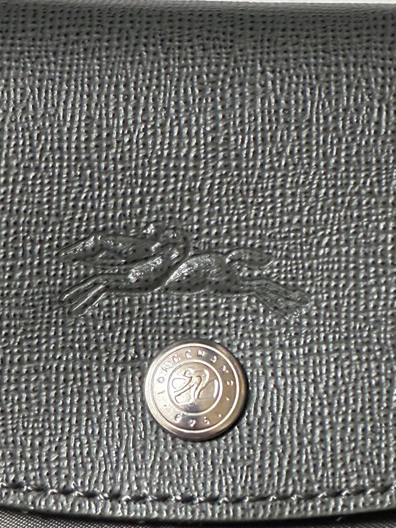 【美品】LONGCHAMP（ロンシャン）◆2way（手提げ&斜めがけ）◆グレー