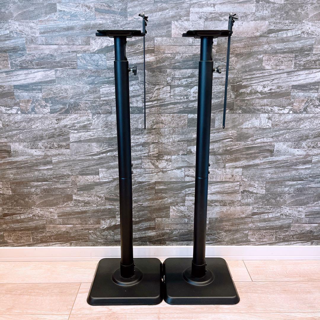 eono イオーノ スピーカースタンド　ポール型　ブラック