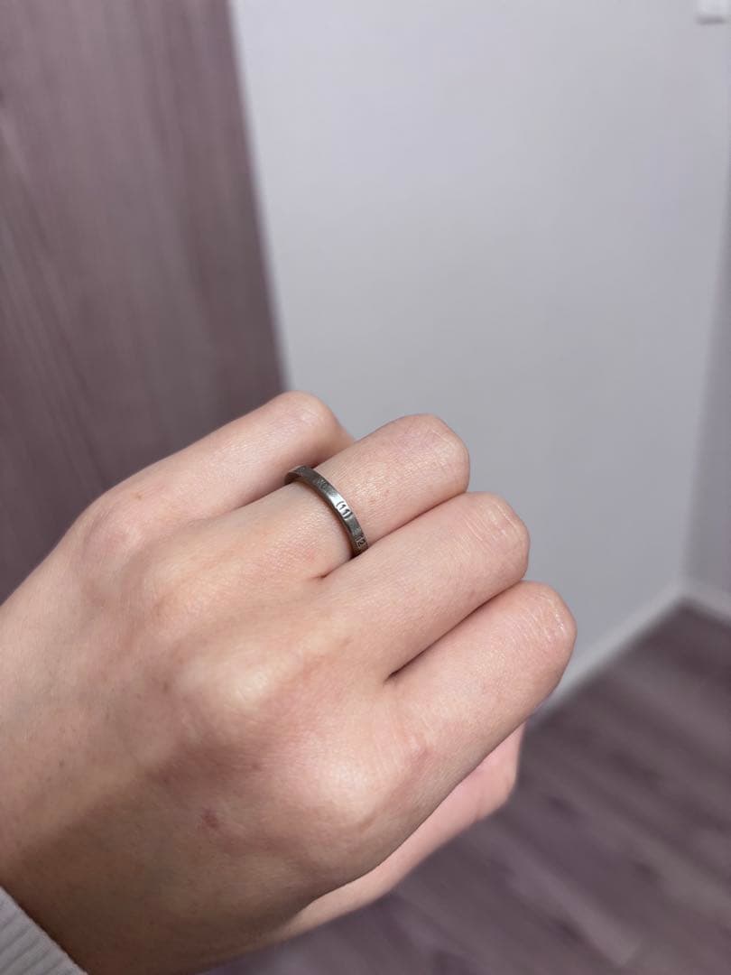 マルジェラ ナンバリングリング シルバー サイズ2