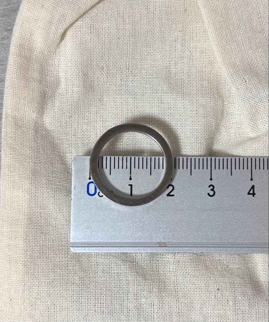 マルジェラ ナンバリングリング シルバー サイズ2