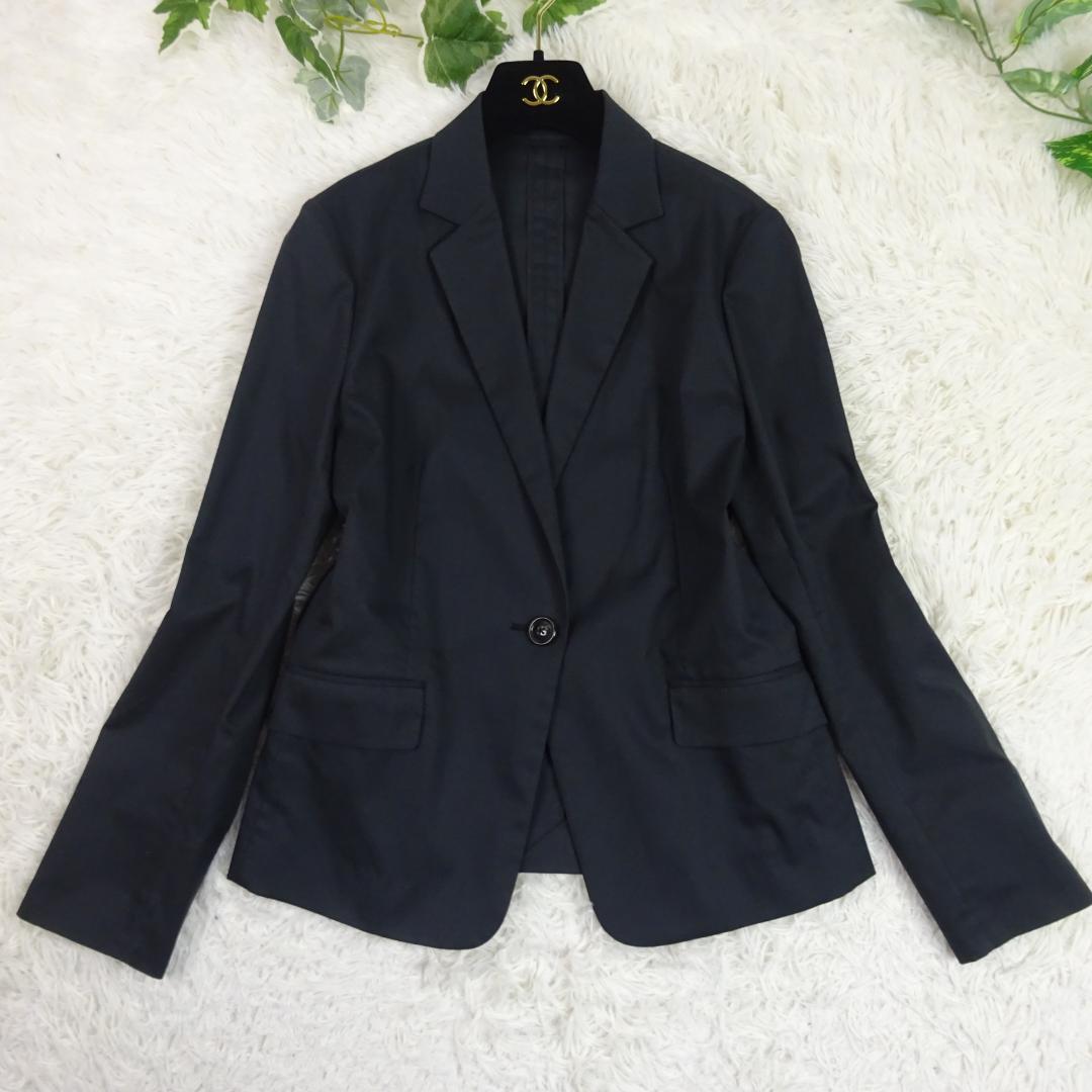 美品　ユナイテッドアローズ　ストレッチ　ウォッシャブル　パンツスーツ　M　黒