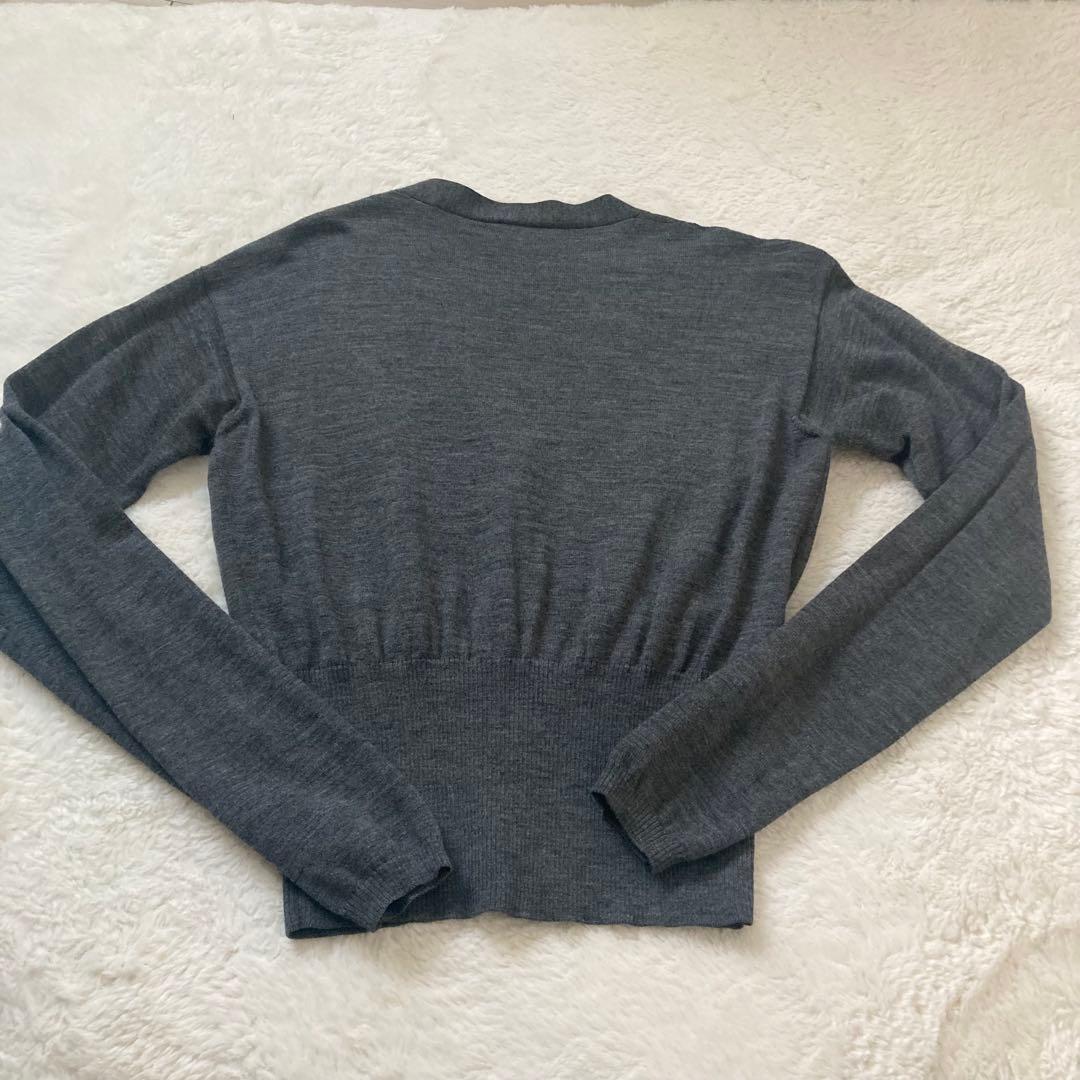 プラダ　刺繍　ニット　カーディガン