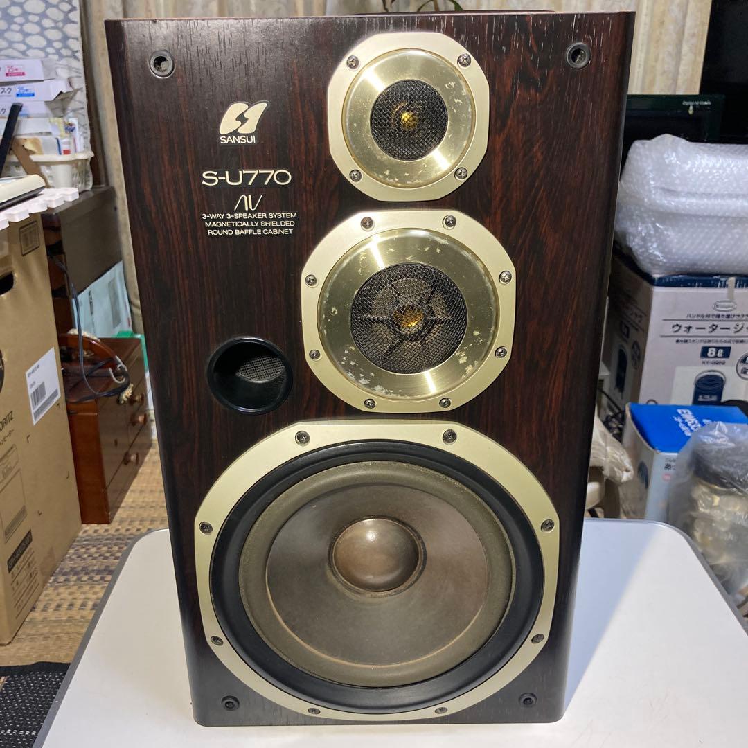 【ジャンク】サンスイ 3WAY SPEAKER S-U770 ビンテージ品