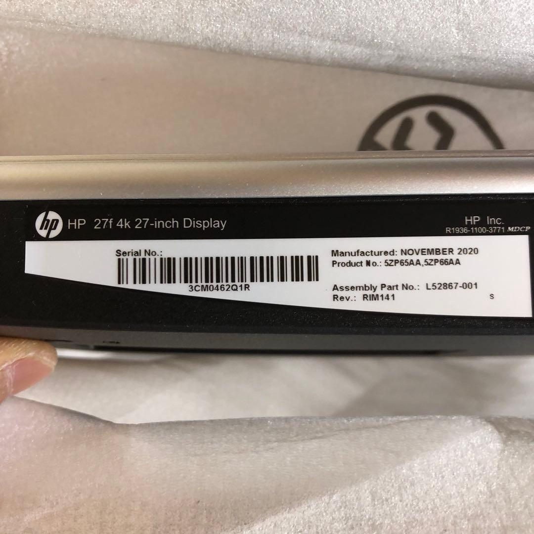 HP 27f 4K Display 27インチ