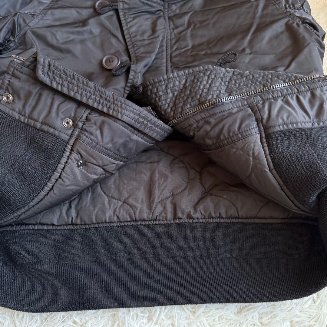 希少 g.o.a ゴア ミリタリー ボンバージャケット 中綿入り 2 黒 廃盤