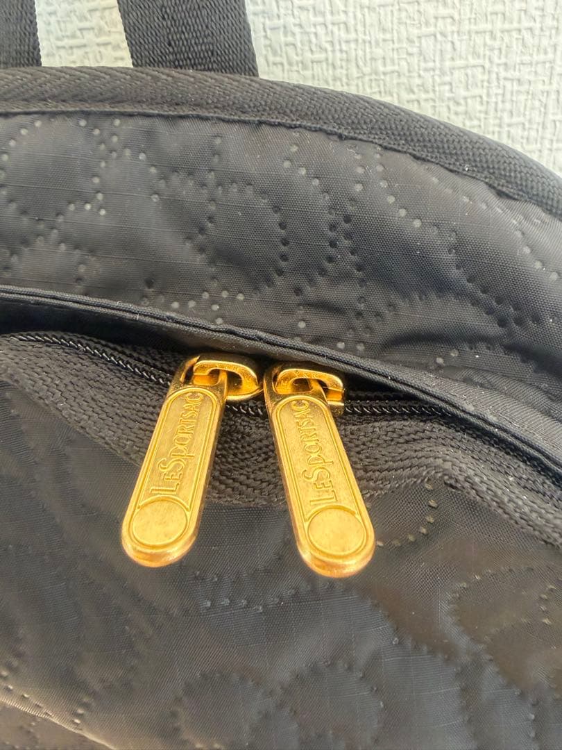 レスポ　リュック　パフィーブロッサムズ　黒