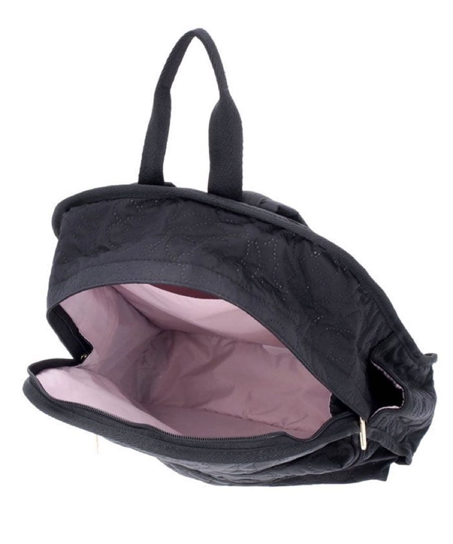 レスポ　リュック　パフィーブロッサムズ　黒