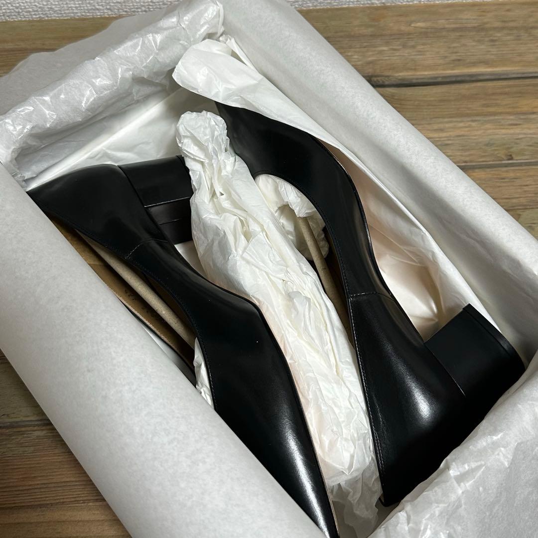 【新品未使用】ODETTE E ODILE SLブロックヒールパンプス 22.5