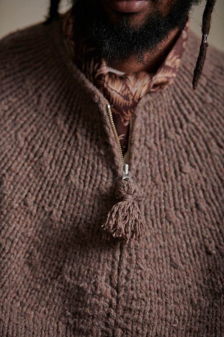 OLD JOE カウチン ニット ブルゾン ジャケット ウール