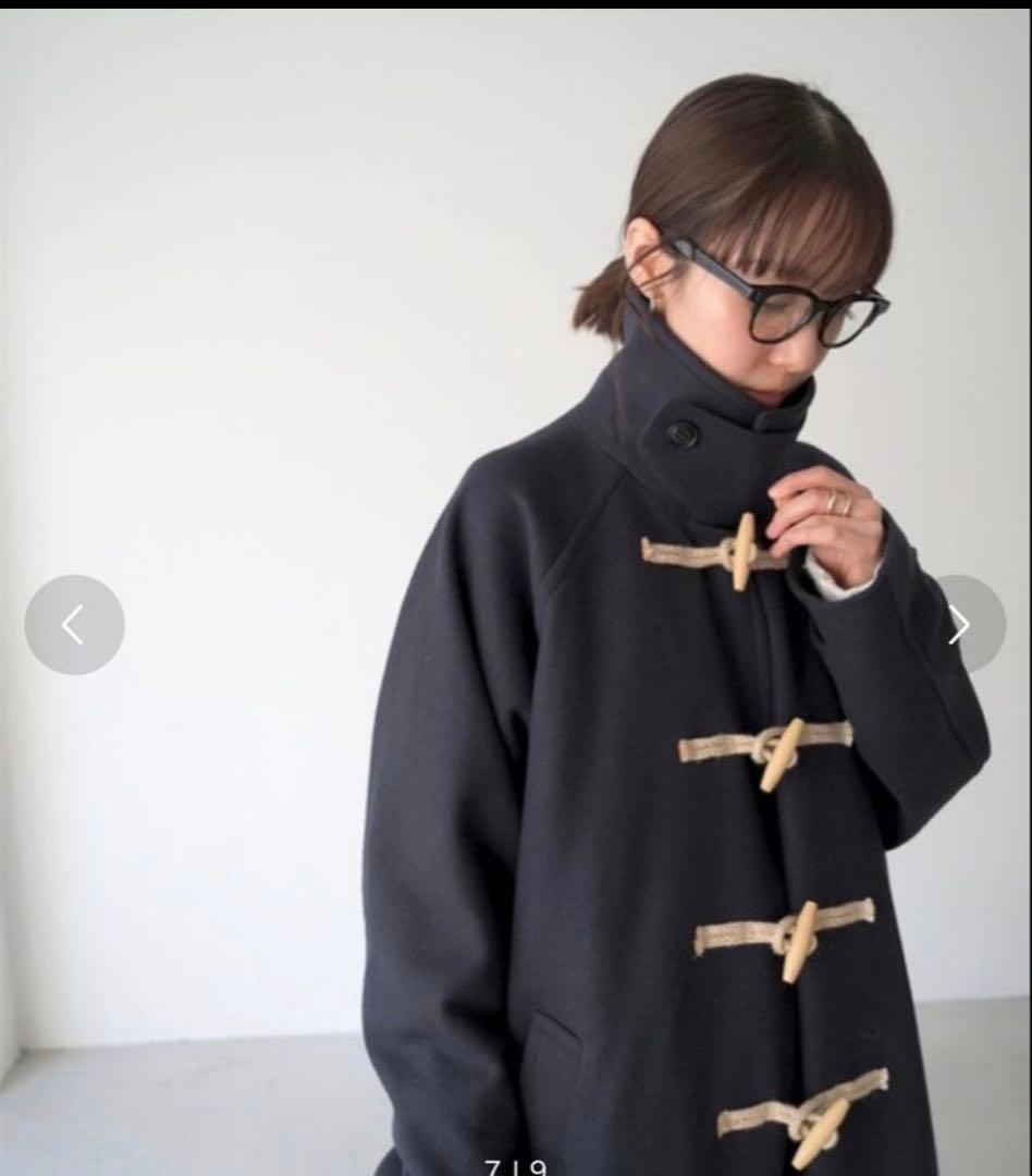 キャナルジーン　BON APPÉTIT ネイビー メルトンダッフルコート　38