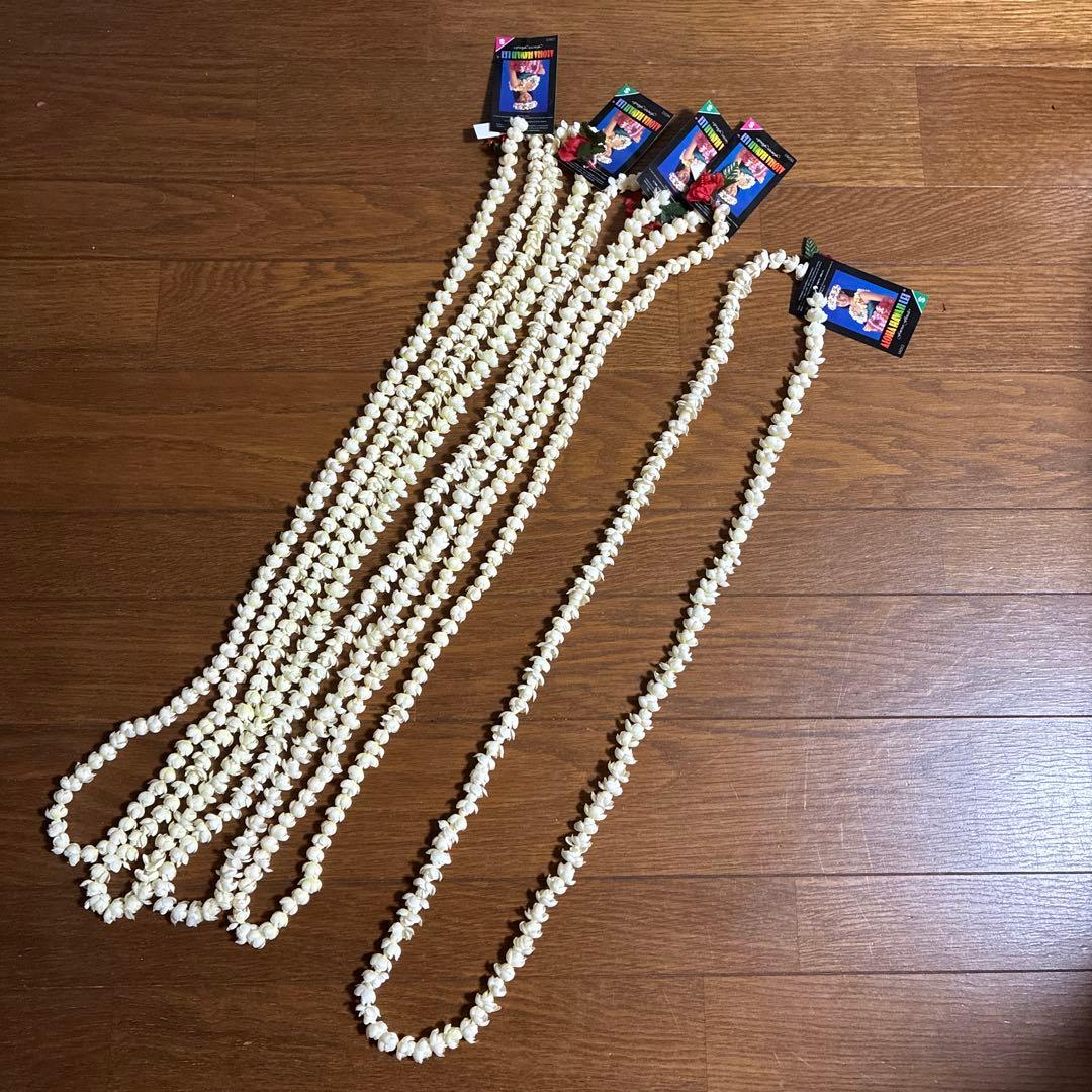 フラダンスレイ　＊ロングピカケレイ＊　５個セット　新品