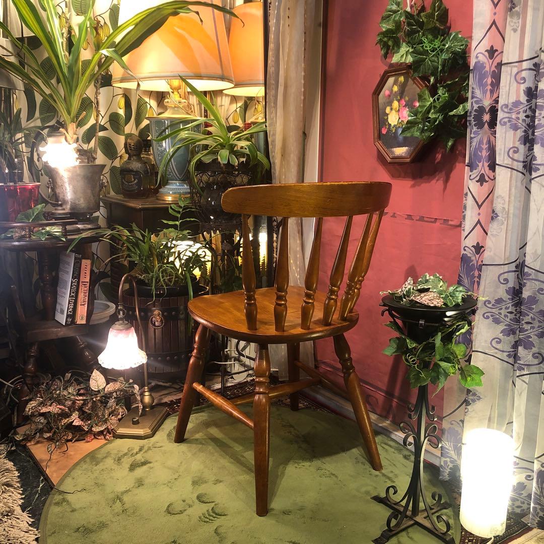 Sale L１ヴィンテージ ラウンドバック板座　ウィンザーチェア