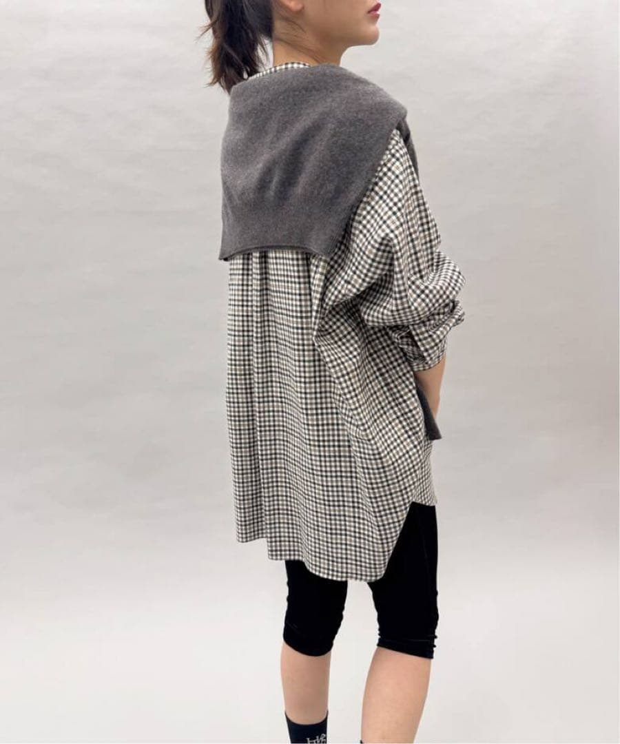 EDIT.FOR LULU ネルチェックシャツ