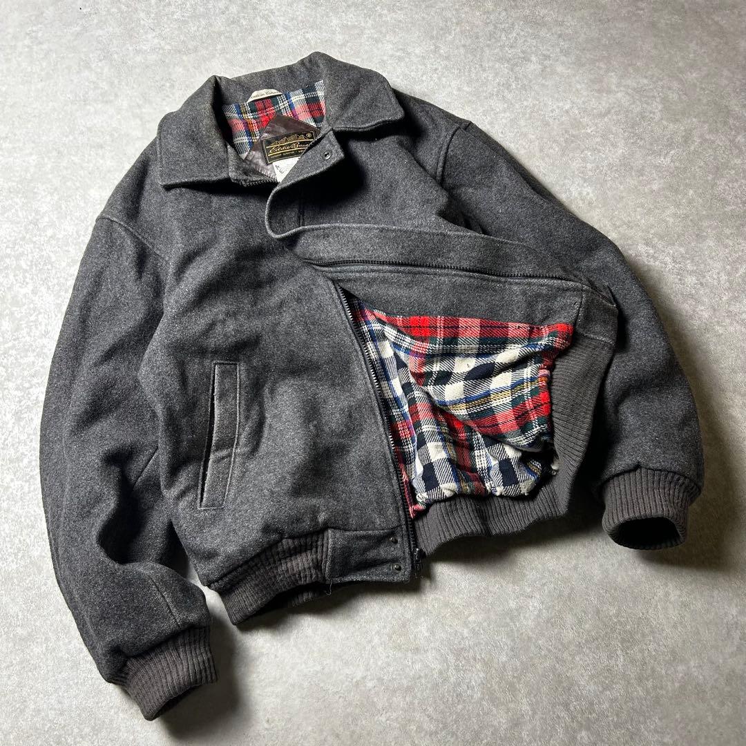 80〜90s vintage Eddie Bauer ウールボンバージャケット