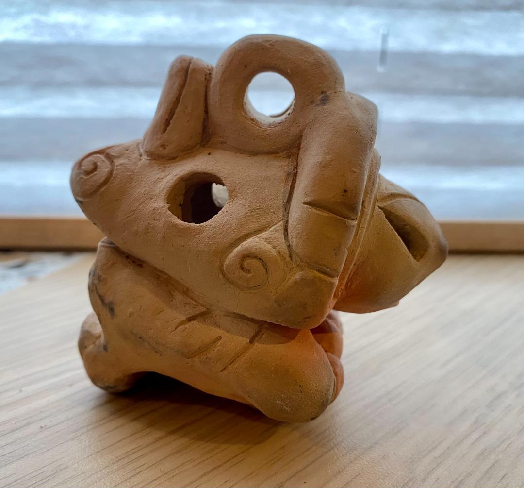 【Atsuo Nakazawa】縄文「顔面把手」山梨県韮崎市恵坂町出土