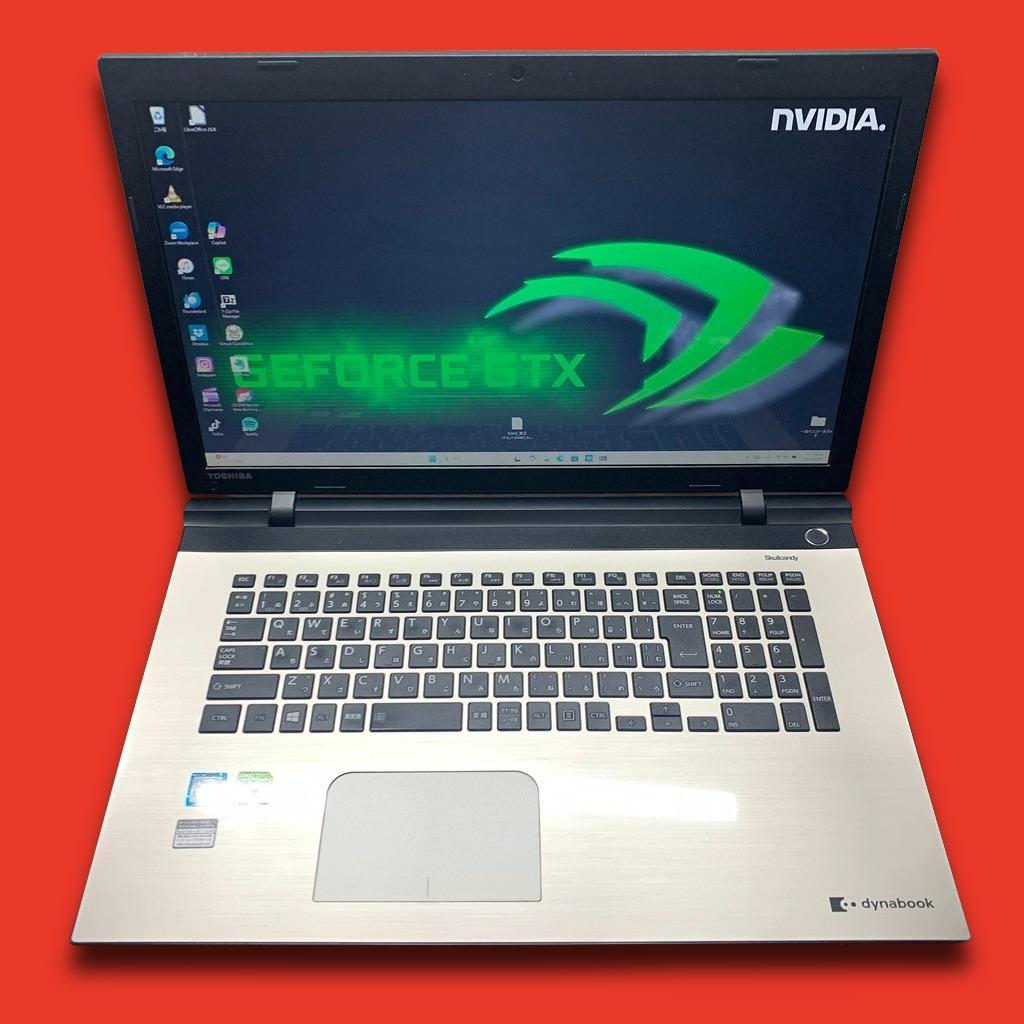 美品・超大画面　爆速ゲーミングノートPC　爆速SSD　i7　NVIDIA GPU