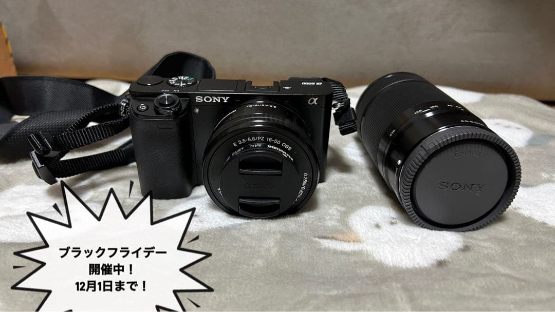 【期間限定値下げ】SONY α6000 ダブルズームレンズキット ブラック