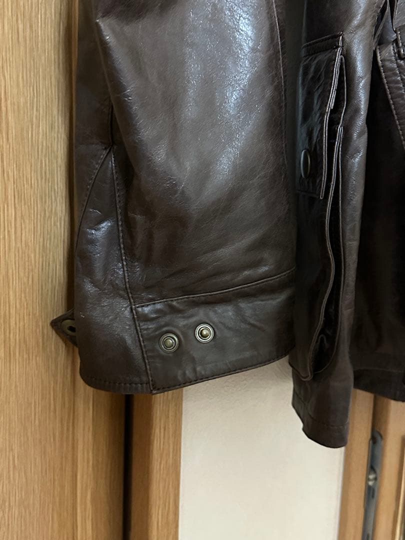 ポールスミス/カーコート/ダークブラウン ラムレザー/Paul Smith/美品