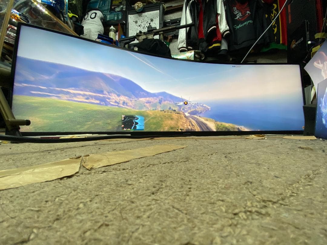 ジャンク扱い　液晶モニター　サムスン　C49HG90　スーパーウルトラワイド