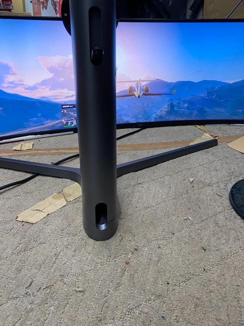 ジャンク扱い　液晶モニター　サムスン　C49HG90　スーパーウルトラワイド