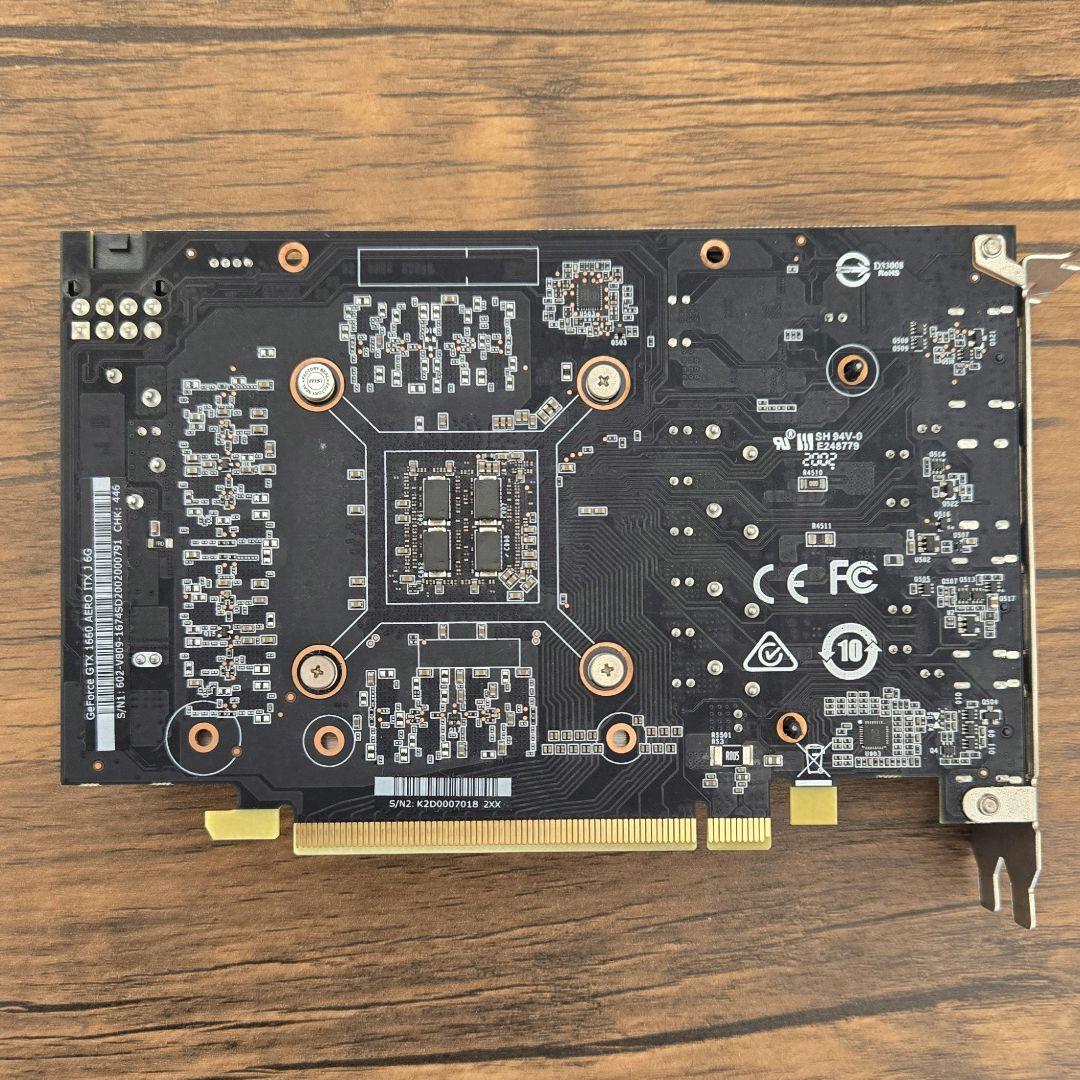 グラフィックボード・グラボ・ビデオカード MSI GeForce GTX 1660 AERO ITX 6G