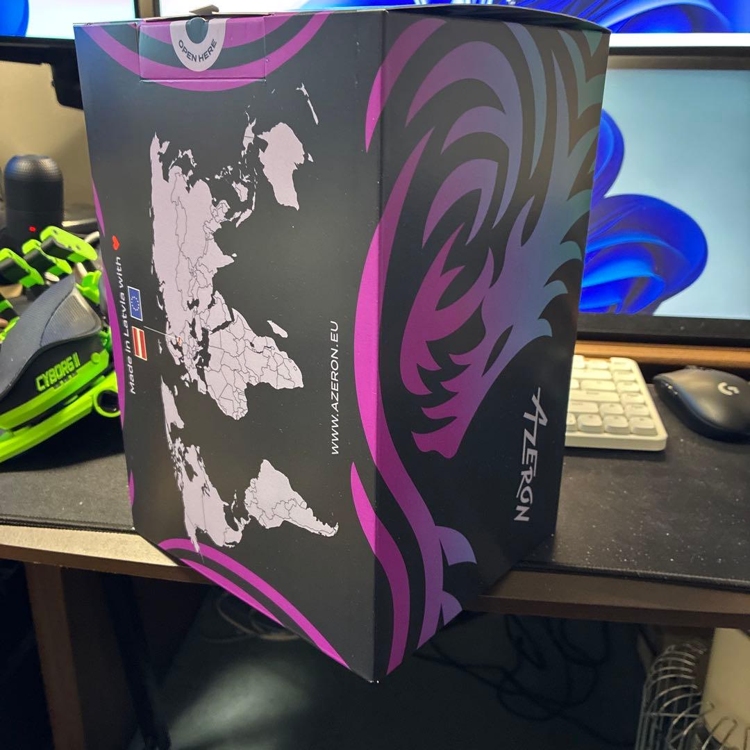 Azeron Cyborg II グリーン ゲーミングキー　左手デバイス