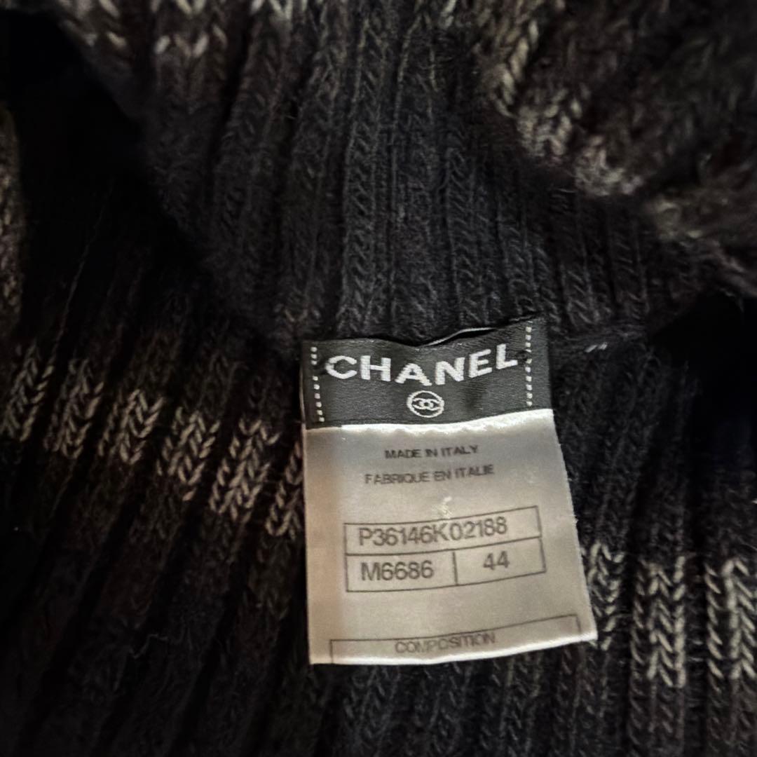 シャネル2009年秋冬ニットワンピースサイズ44