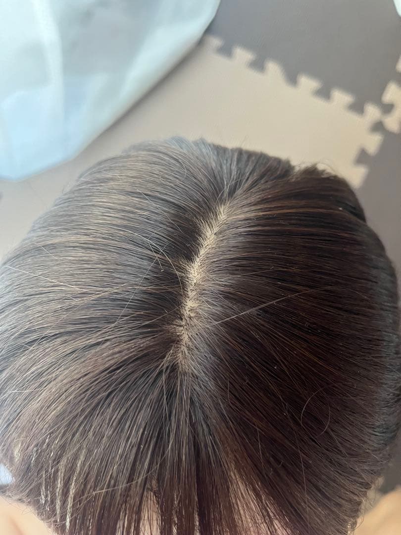 Pinkage 総手植えフルウィッグ ロングミディアム ハグパーマ（モースト原糸