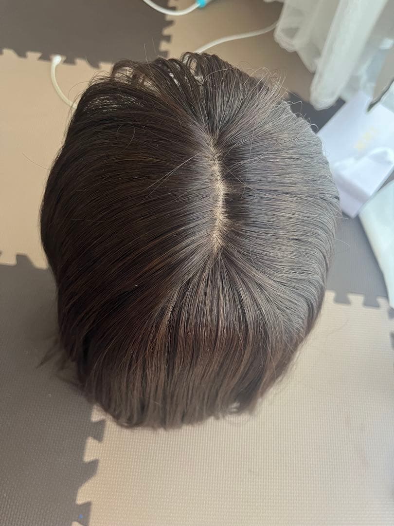 Pinkage 総手植えフルウィッグ ロングミディアム ハグパーマ（モースト原糸