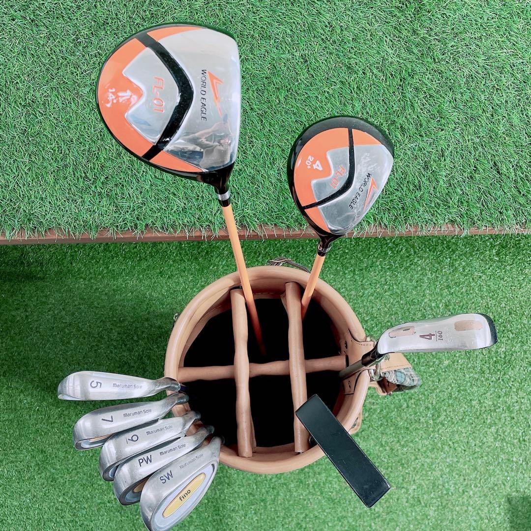 ゴルフクラブ　レディースセット　ワールドイーグル　FL-01 入門　N2036