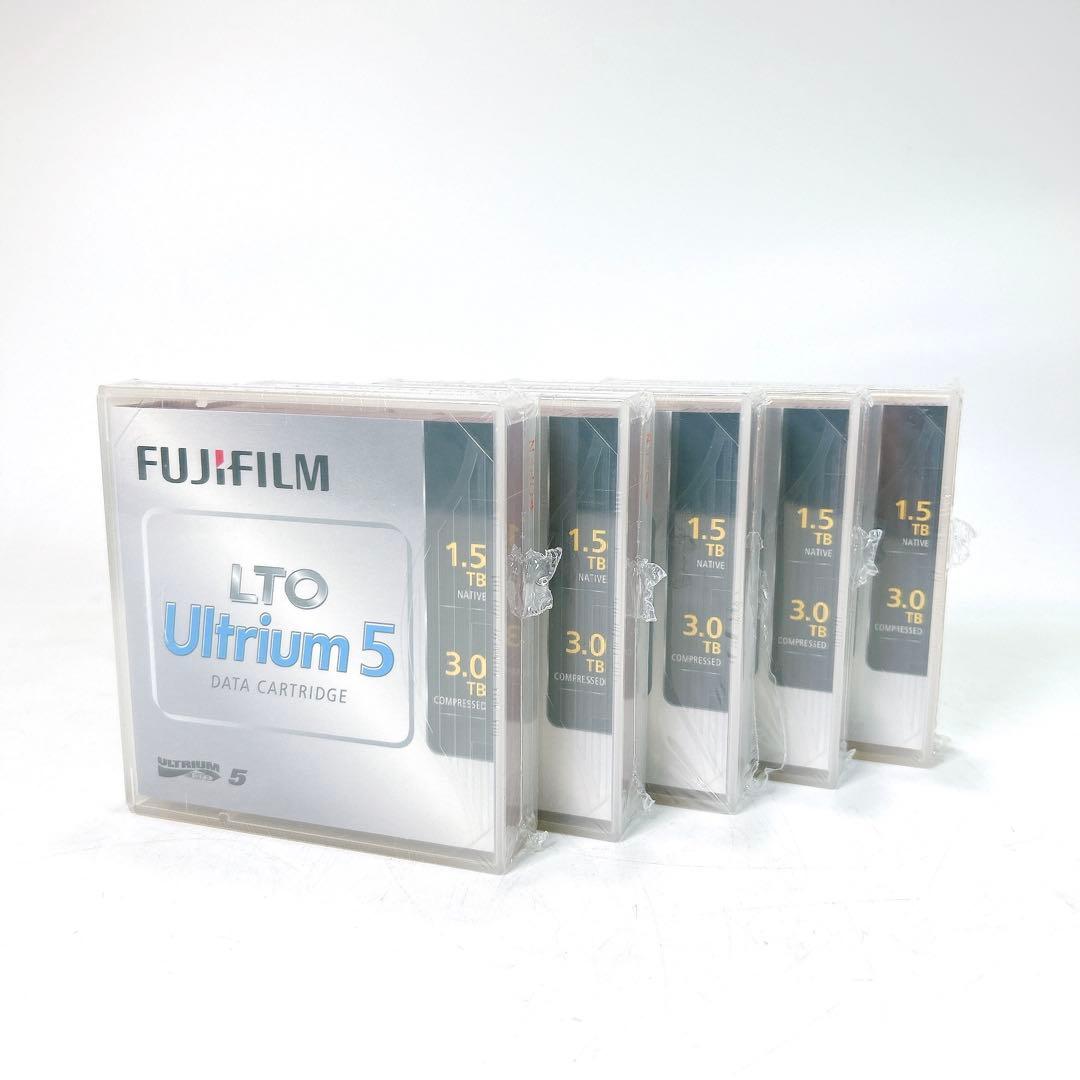 【新品未使用】富士フイルム LTO Ultrium5 5巻パック