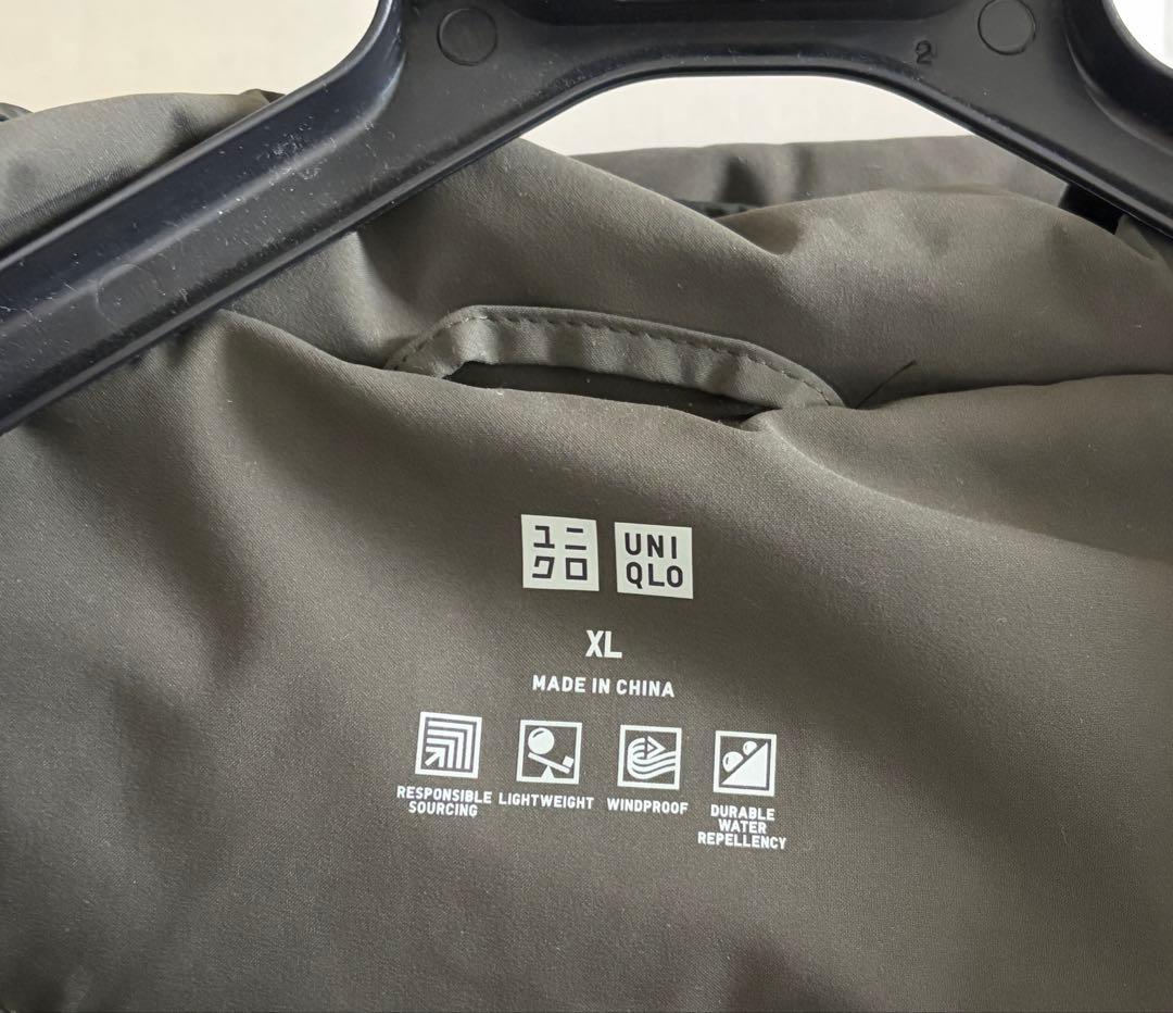 UNIQLO シームレスダウンロングコート カーキ XLサイズ