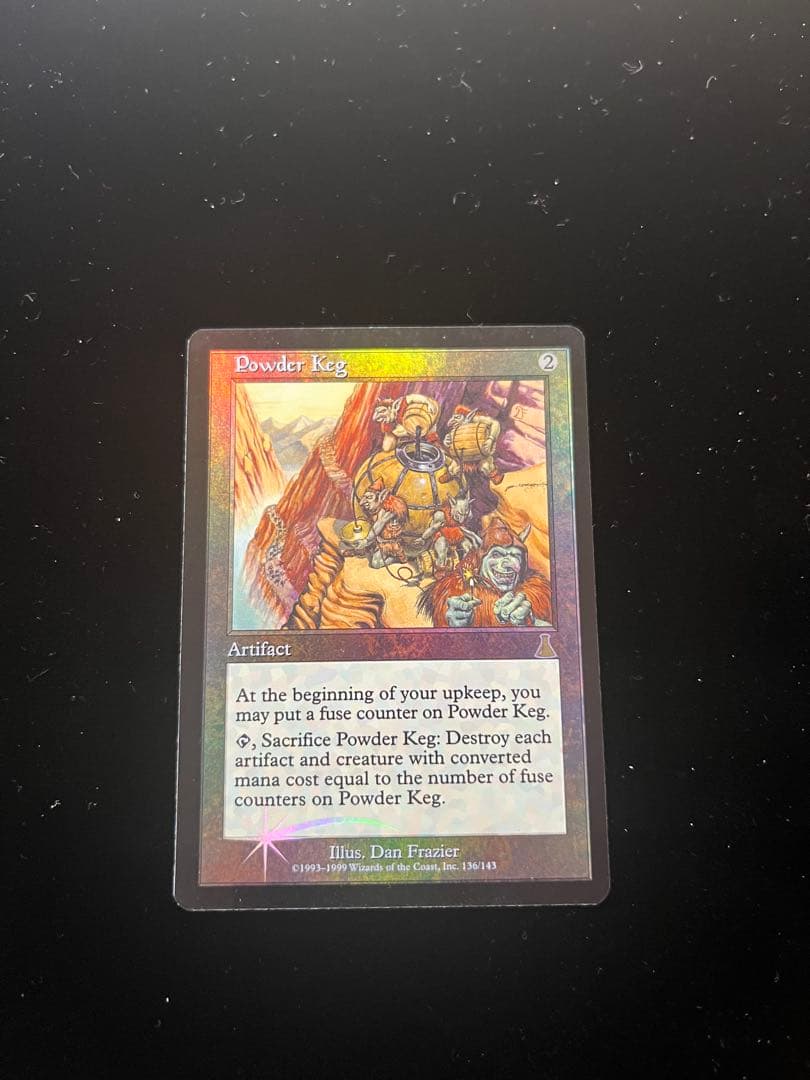 Powder Keg 火薬樽 英語 foil mtg