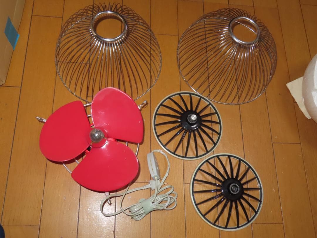 HITACHI 日立 B-445 扇風機 動作確認済 風てまり　昭和レトロ