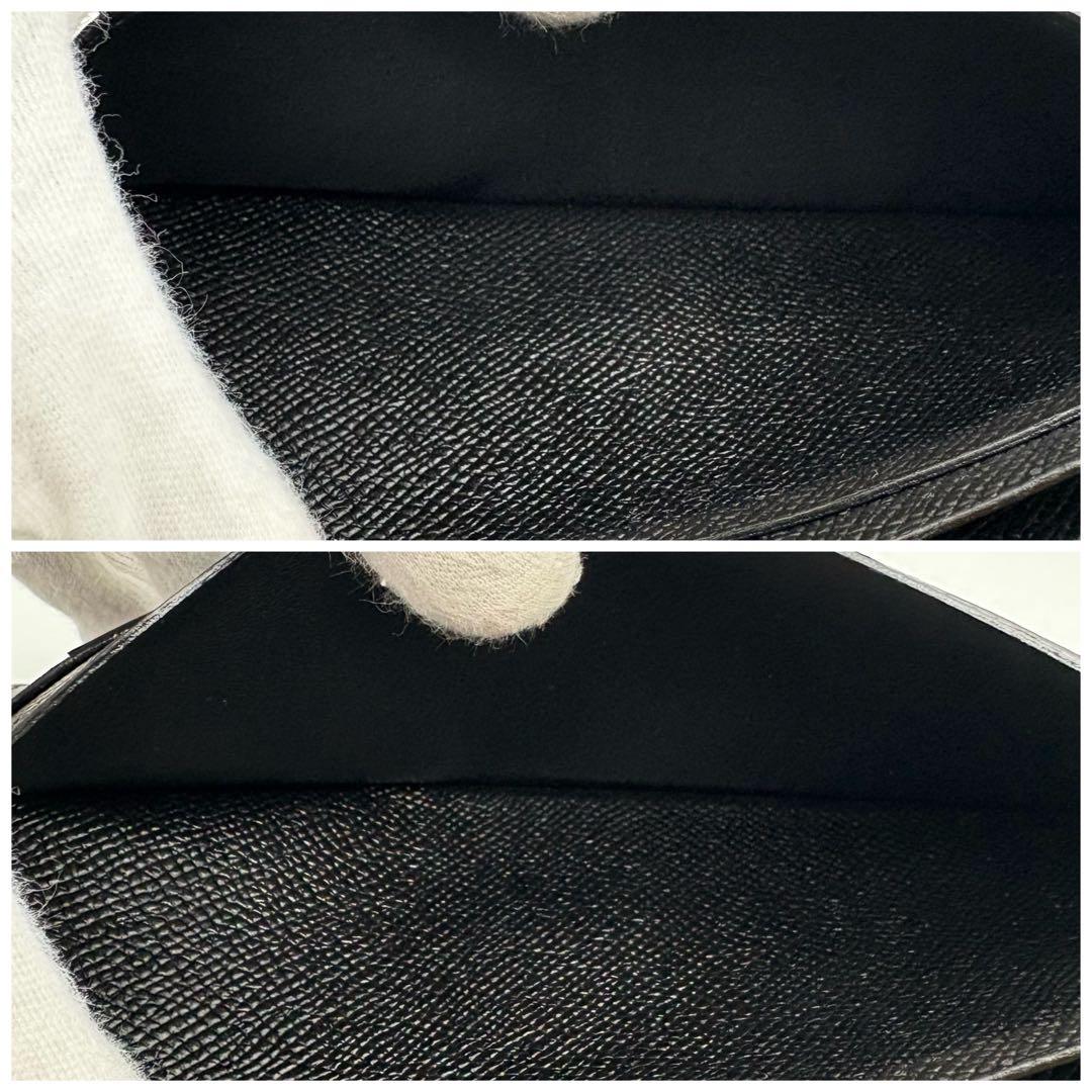 超人気✨ HERMES エルメス ベアンスフレ ブラック ノワール　長財布