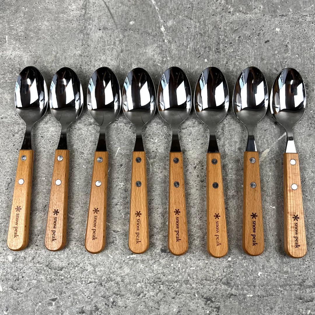 廃盤品  peak 木製 カラトリーセット キャンプ バーベキュー