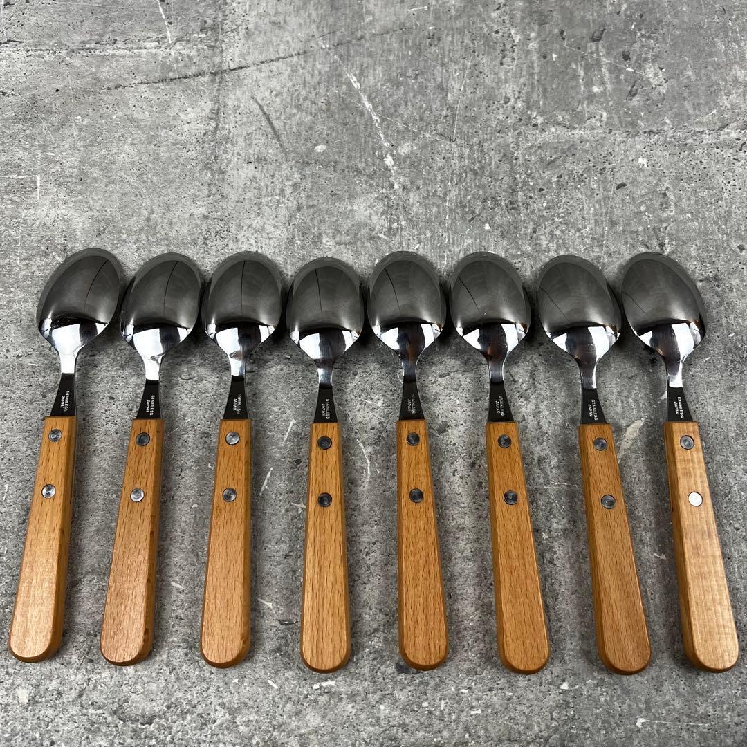 廃盤品  peak 木製 カラトリーセット キャンプ バーベキュー