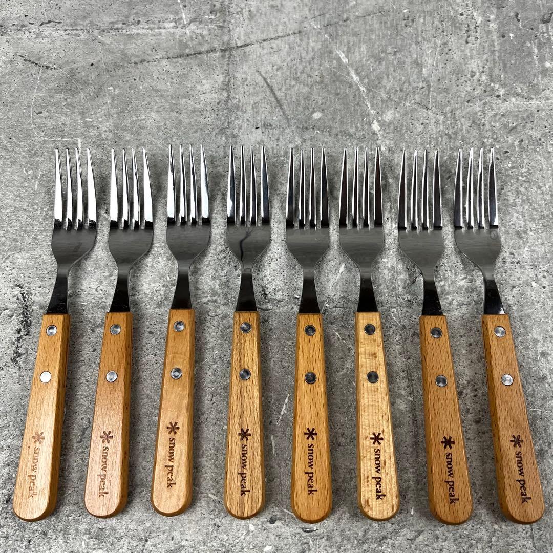 廃盤品  peak 木製 カラトリーセット キャンプ バーベキュー