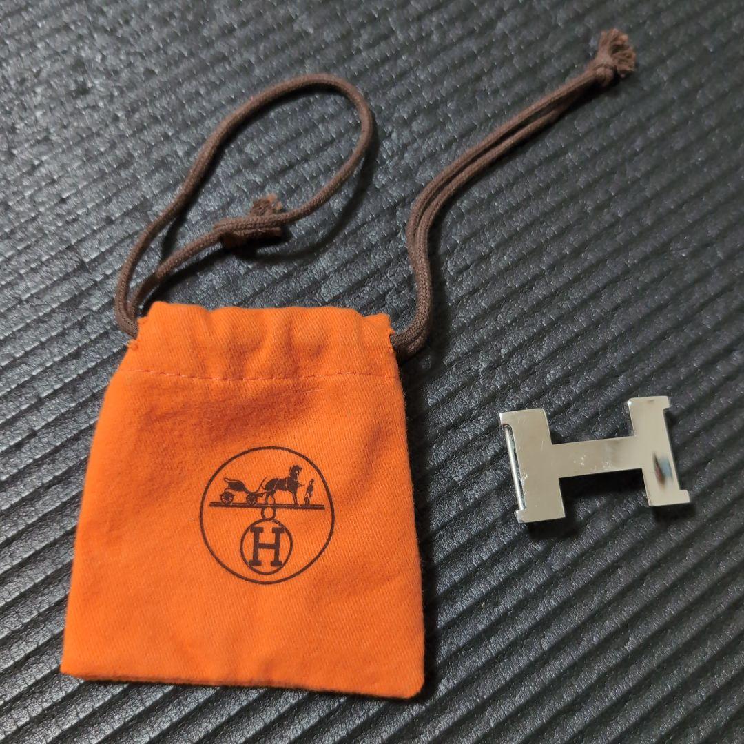 HERMES 黒 レザー ベルト サイズ70