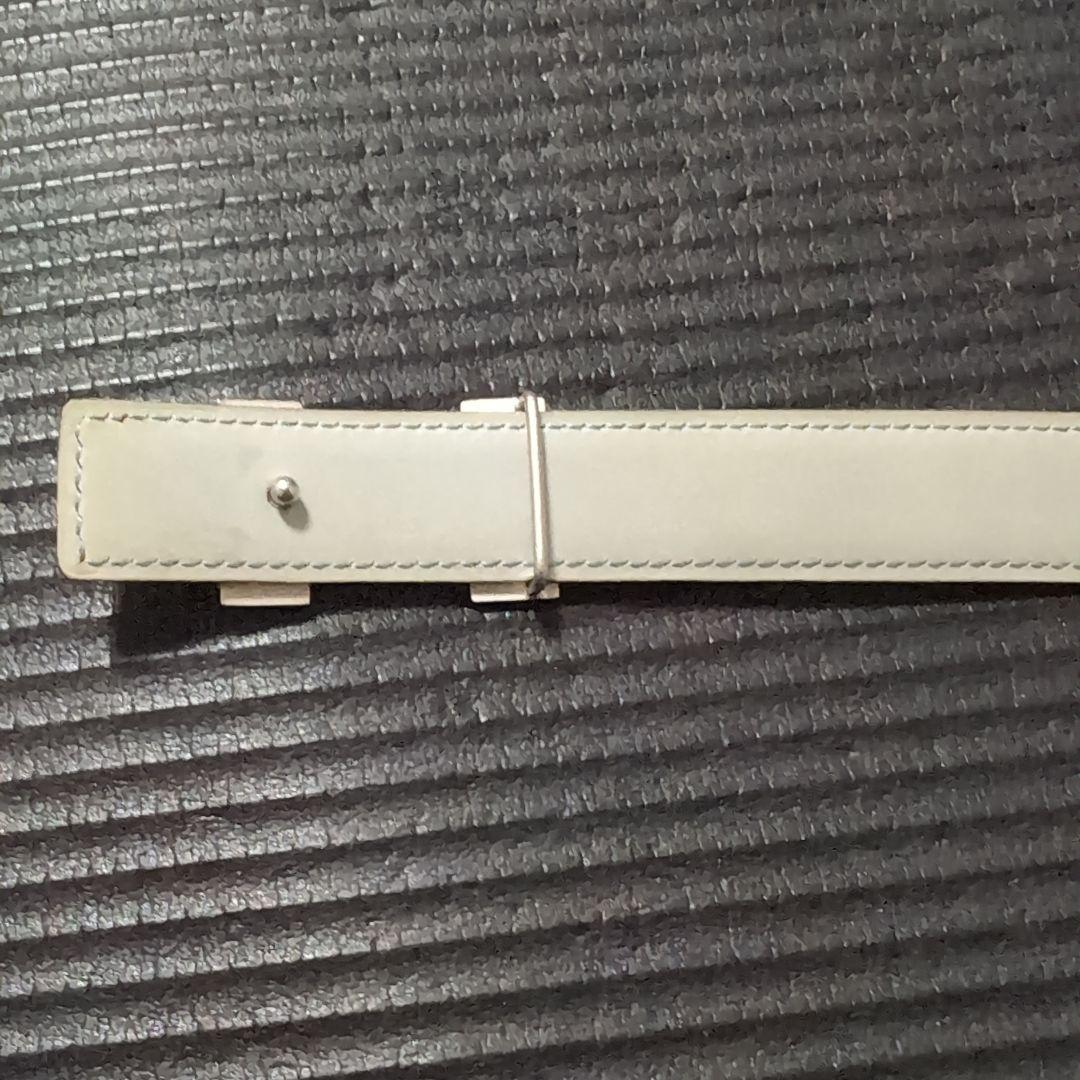 HERMES 黒 レザー ベルト サイズ70