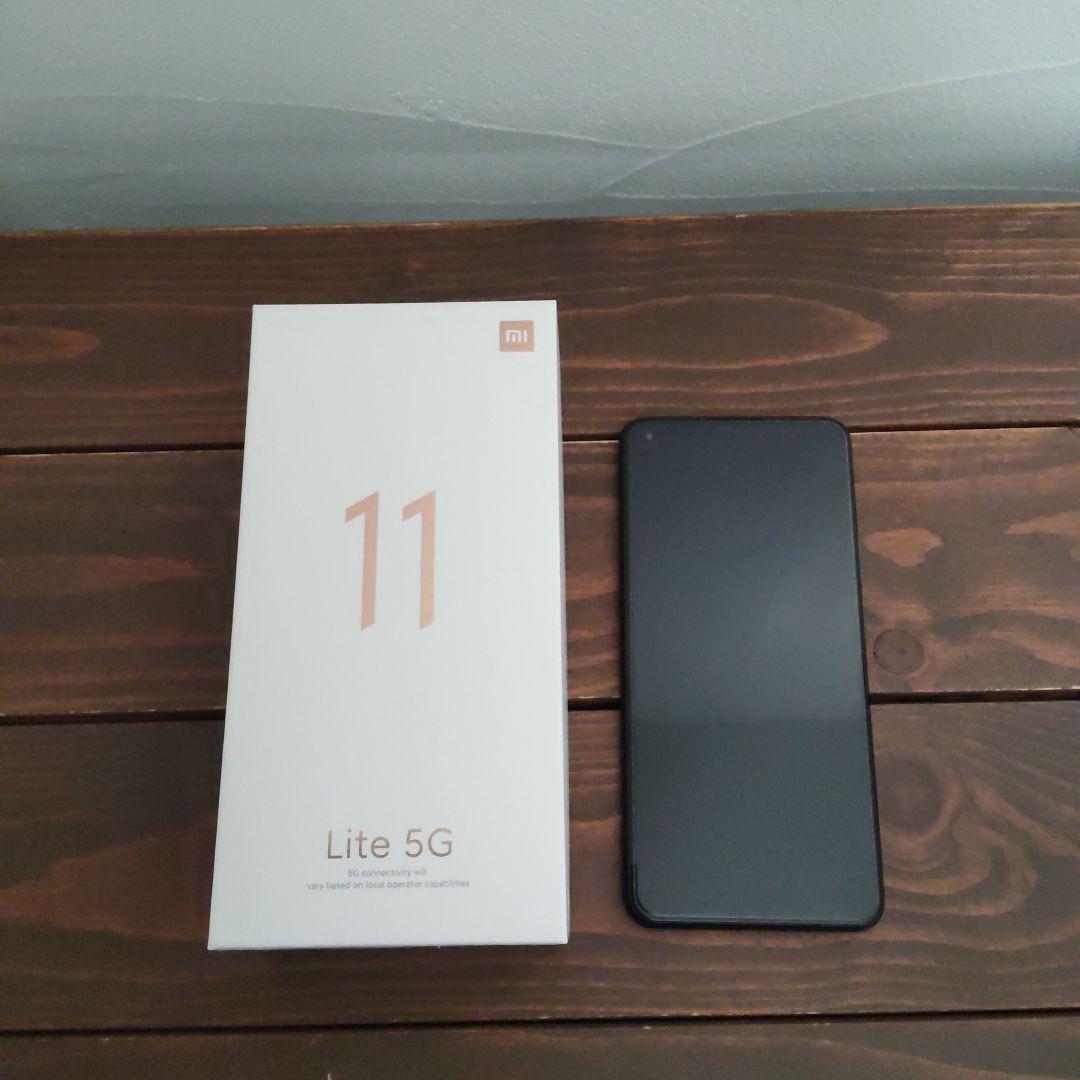 【ジャンク】Xiaomi Mi 11 lite 5G トリュフブラック