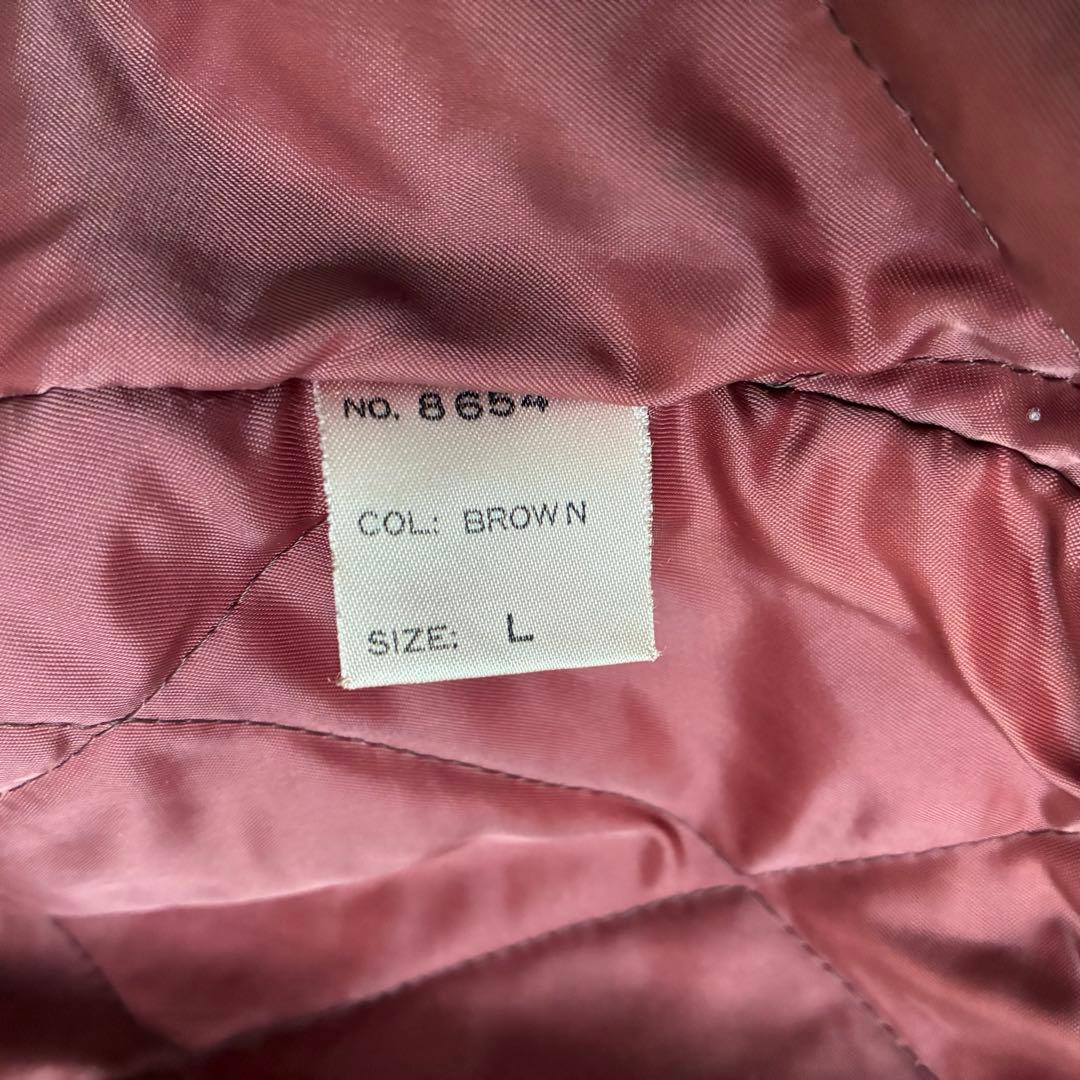 80's ヴィンテージ レザー ボンバージャケットダークブラウン A-2 G-1