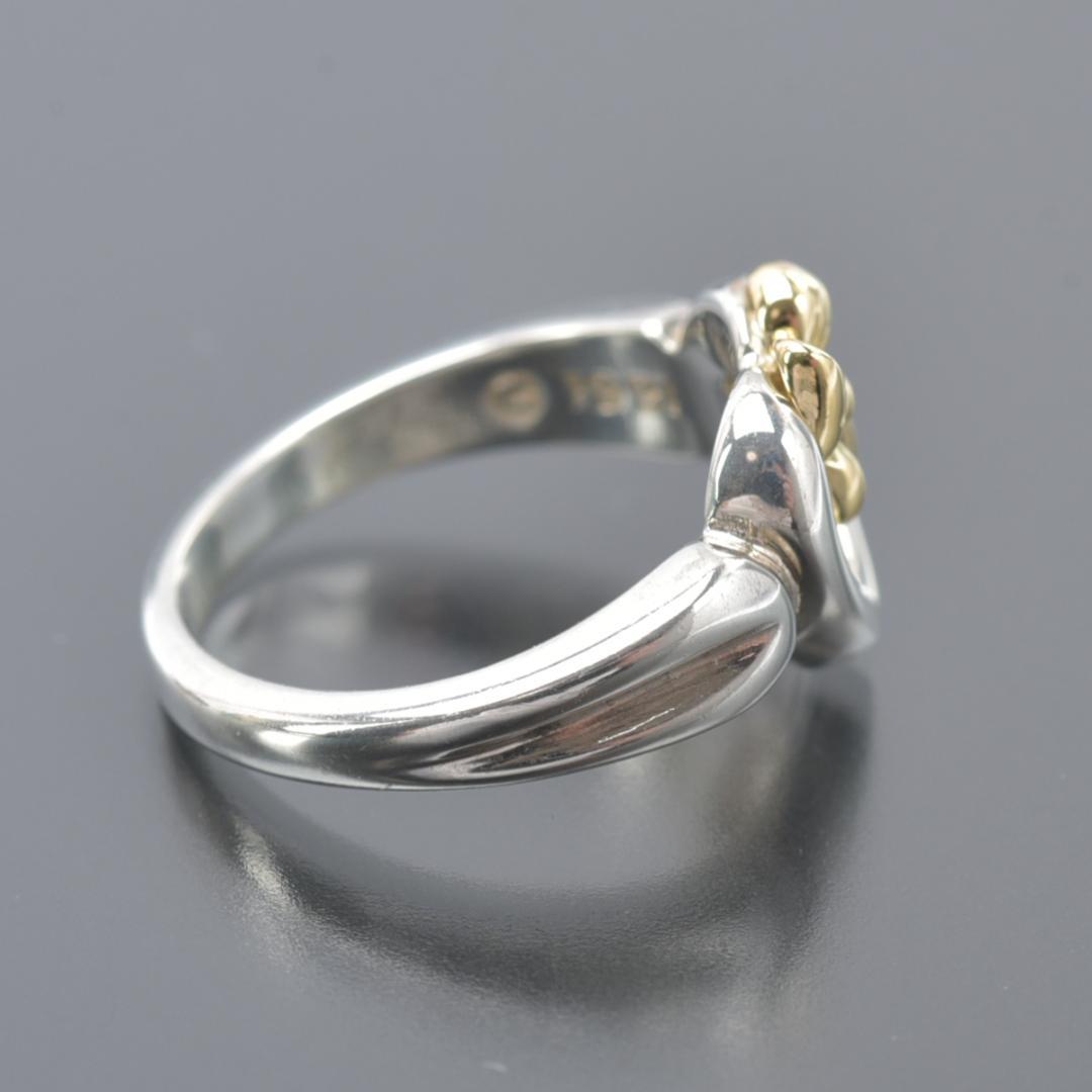 新品仕上げ◇ティファニー ハートリボン リング 7号 K18 SV925 750